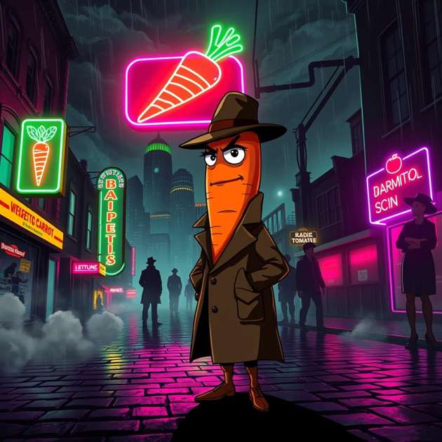 Inspector Carrot and the Dead Apple - Jabali AI Poster
