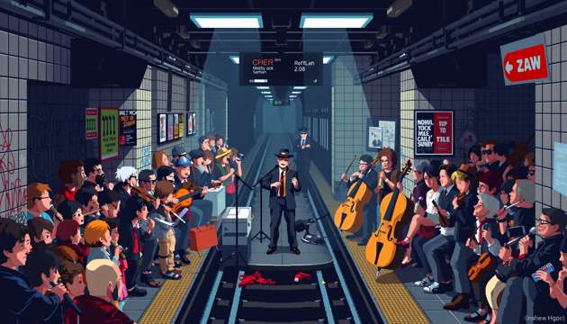 Subway Sonata - Jabali AI Poster