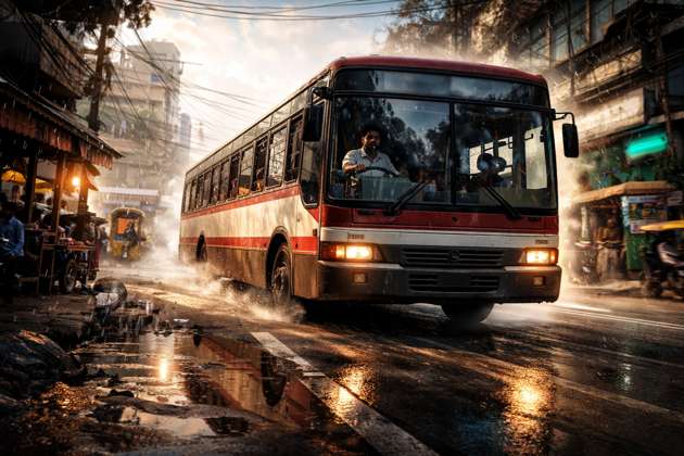 GTA Vibe Bus Driver Life - Jabali AI Poster