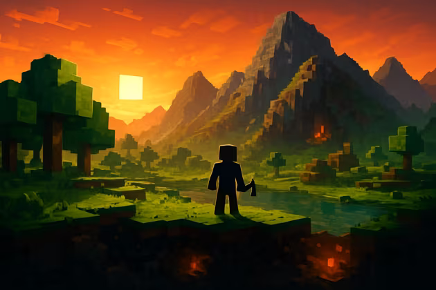 Blockworld Explorers - Jabali AI Poster