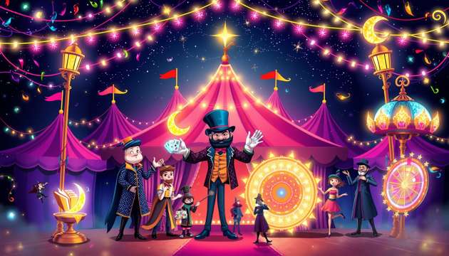 Midnight Mischief Carnival - Jabali AI Poster