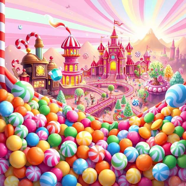 Candy Kingdom Craze - Jabali AI Poster