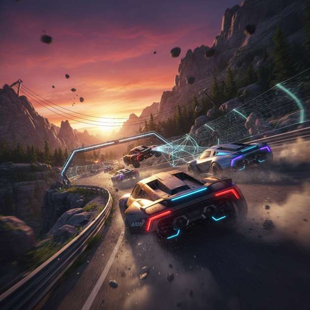 Neon Apex Rush - 3D Racing by Jabali AI