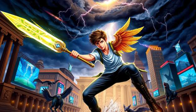 Demigod's Path: Rise Against Titans - Jabali AI Poster