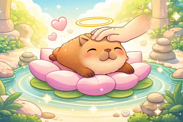 Capybara Nirvana - Jabali AI Poster