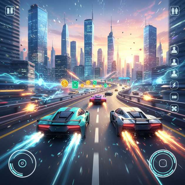 Turbo Street Racer – Ultimate Highway Challenge - Jabali AI Poster