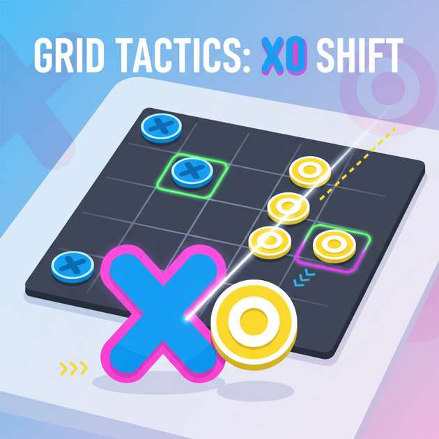 Grid Tactics: XO Shift - Jabali AI Poster