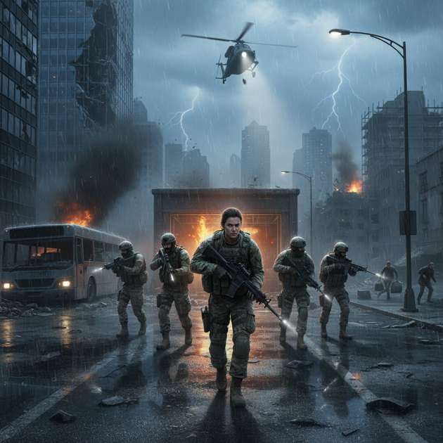 Urban Siege - Jabali AI Poster