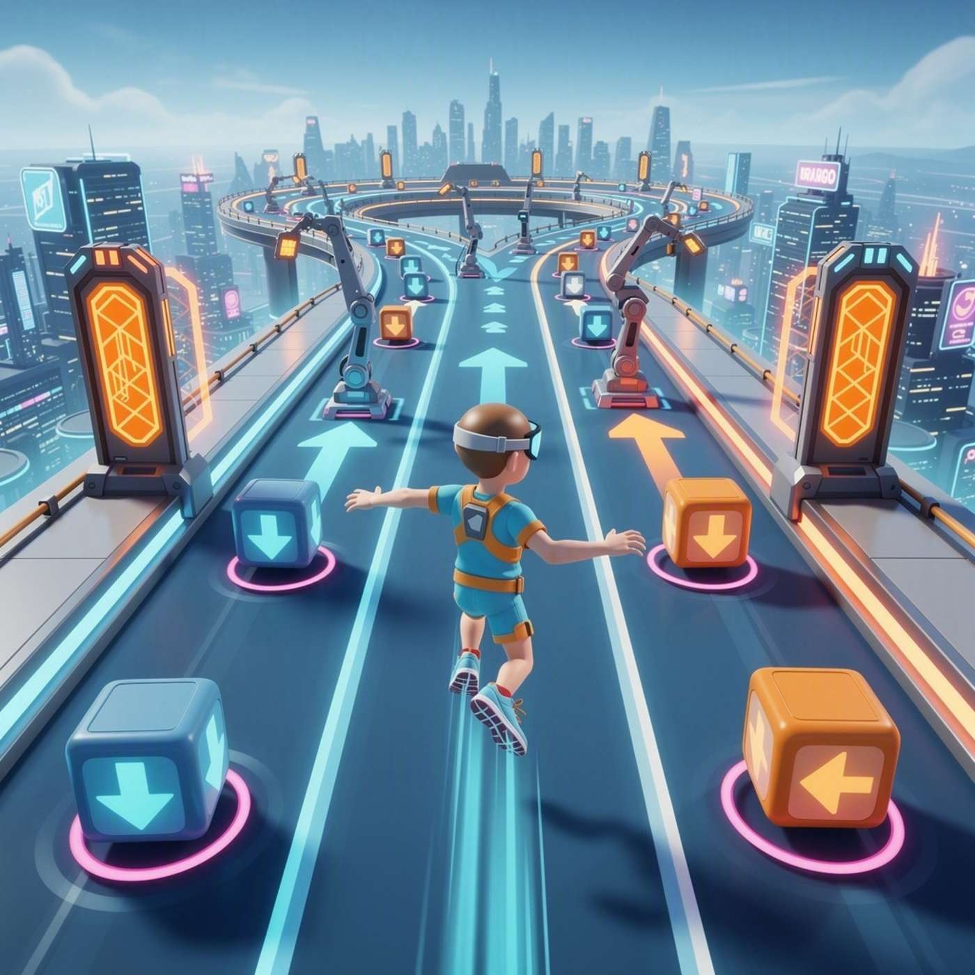 Lane Leap Runner game artwork