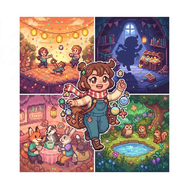 Pip's Cozy Routes - Jabali AI Poster