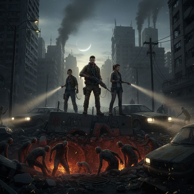 Urban Survival Siege - Jabali AI Poster