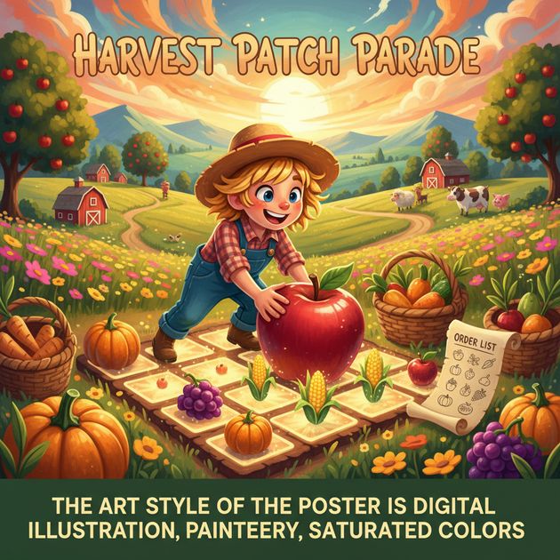 Harvest Patch Parade - Jabali AI Poster