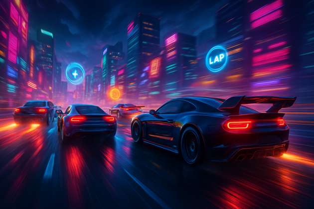 Neon Velocity: Urban Combat - Jabali AI Poster