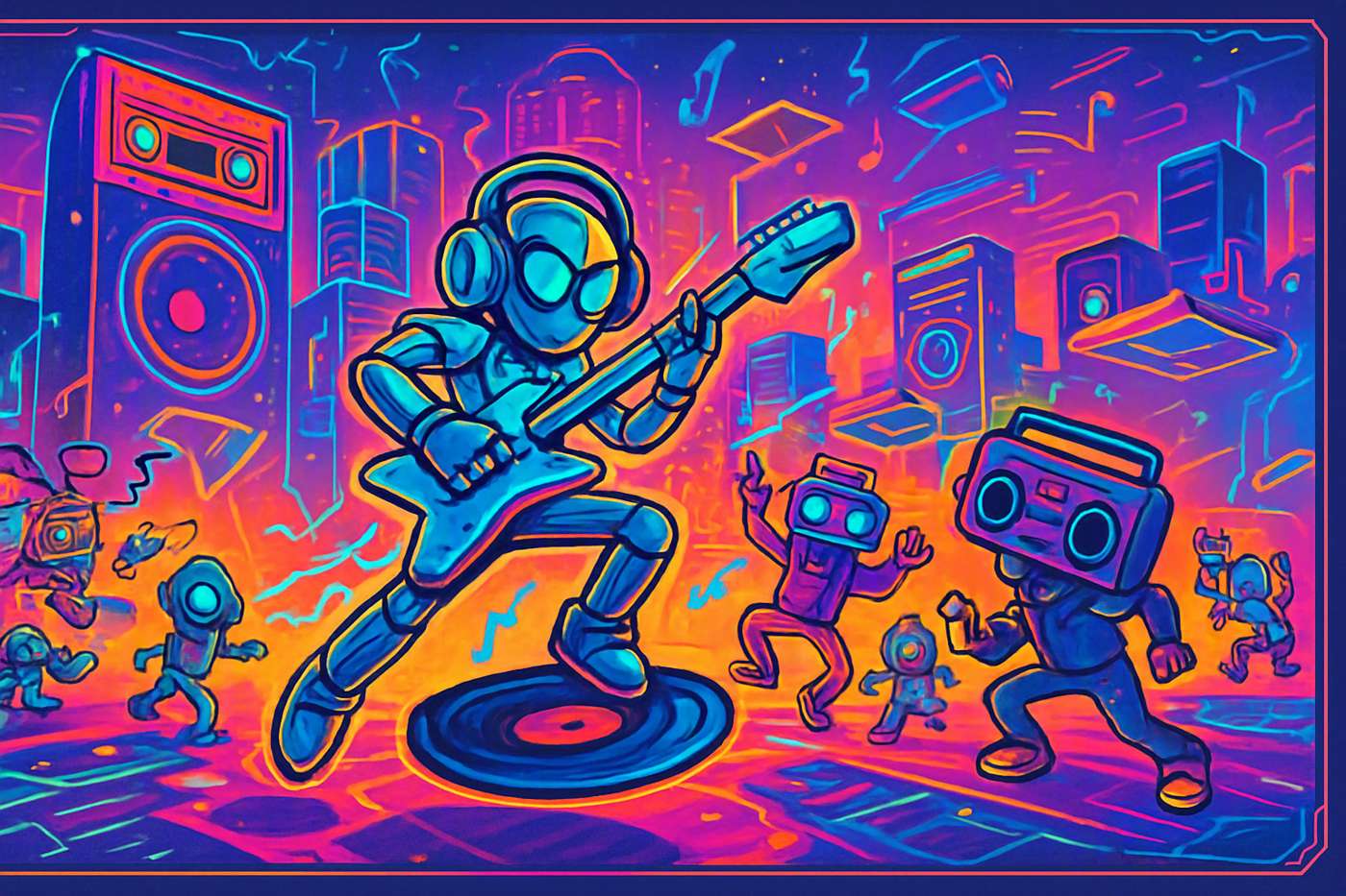 Groove Patrol: Cyber Groove City game artwork