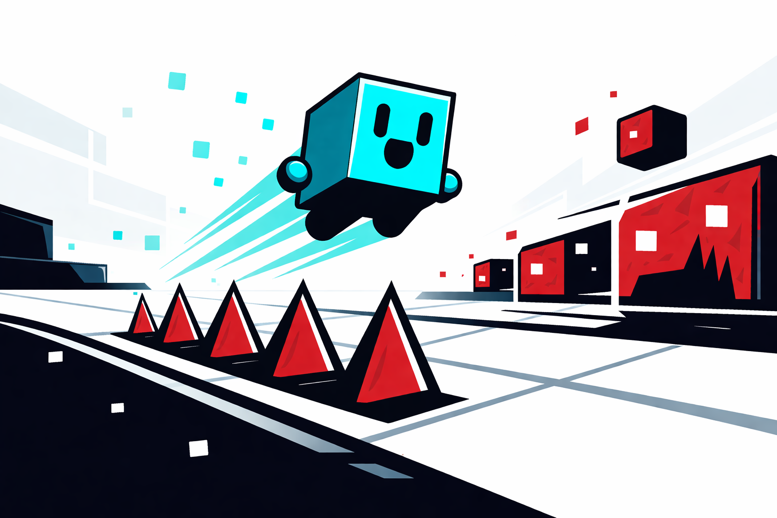 Dash Cube Jump - Instant game by Jabali AI