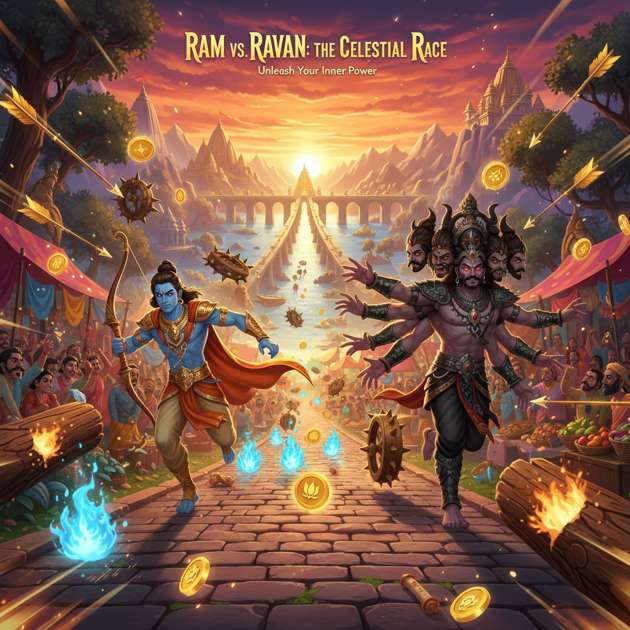 Epic Run: Ram vs Ravan - Jabali AI Poster