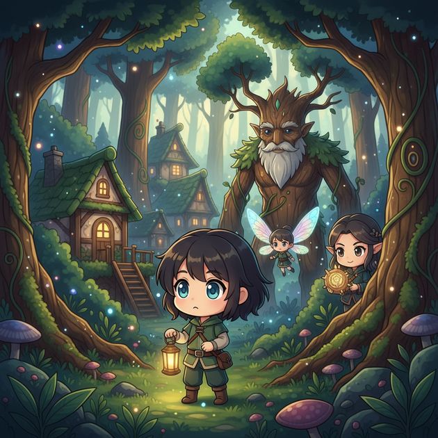 Enchanted Village Quest - Jabali AI Poster