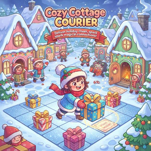 Cozy Cottage Courier - Jabali AI Poster