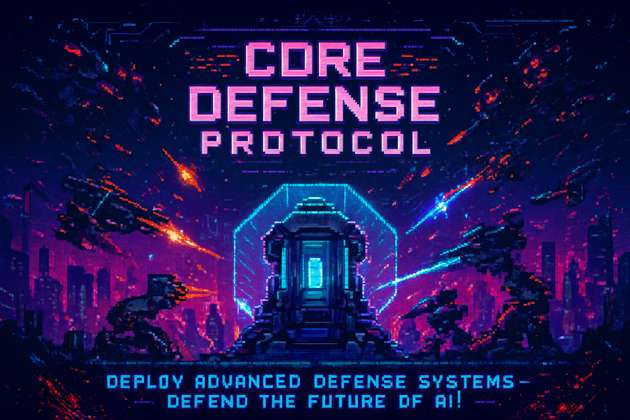 Core Defense Protocol - Strategic Defense Arcade by Jabali AI