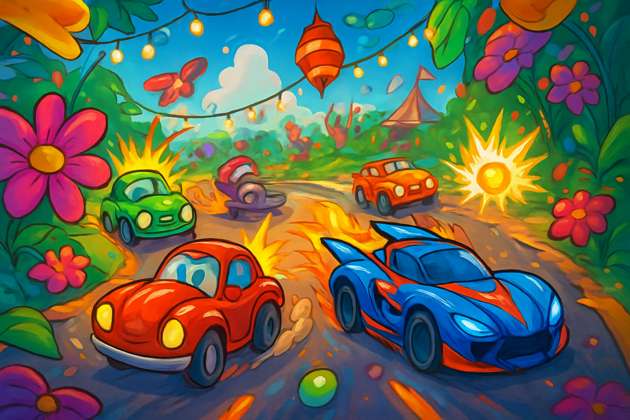 Garden Turbo Rumble - Jabali AI Poster