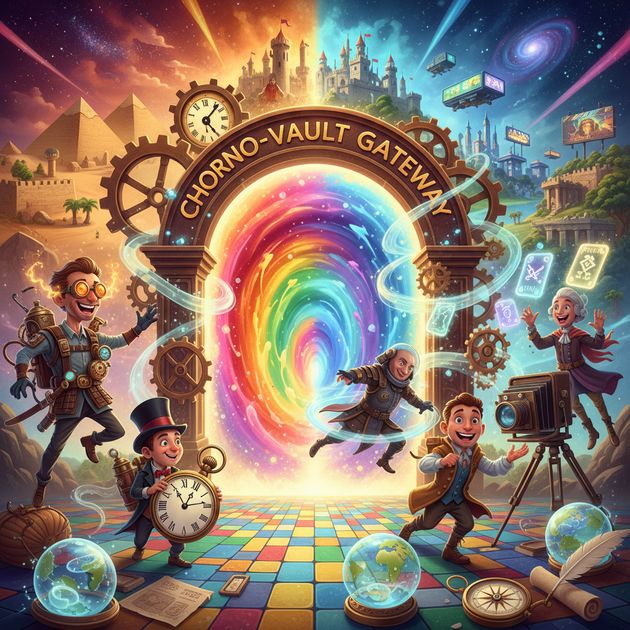 Chronomancer's Quest: Time Twisters - Jabali AI Poster