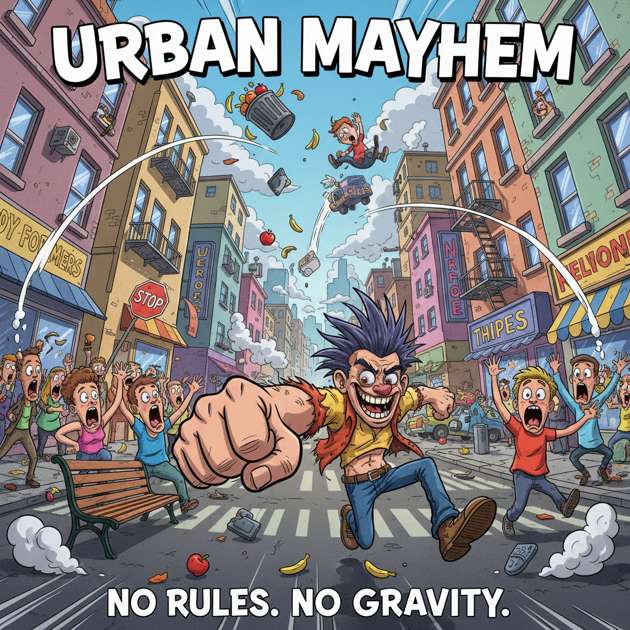 City Mayhem Unleashed - Jabali AI Poster