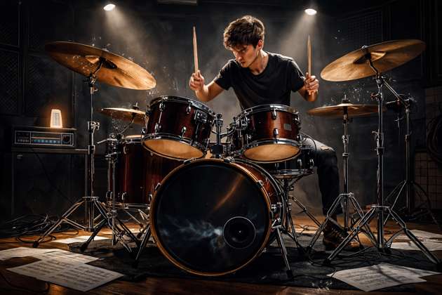 Real Drum Jam - Jabali AI Poster