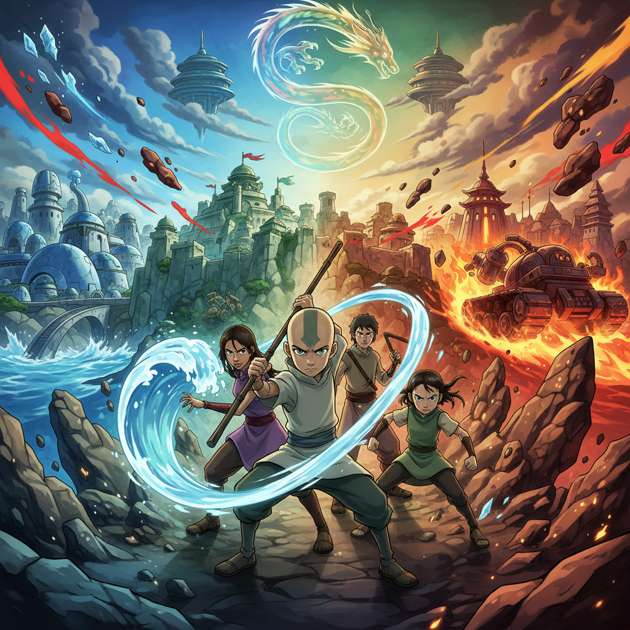 Avatar: The Four Elements - Jabali AI Poster