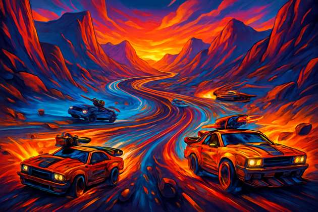 Valley Road Rivals - Jabali AI Poster