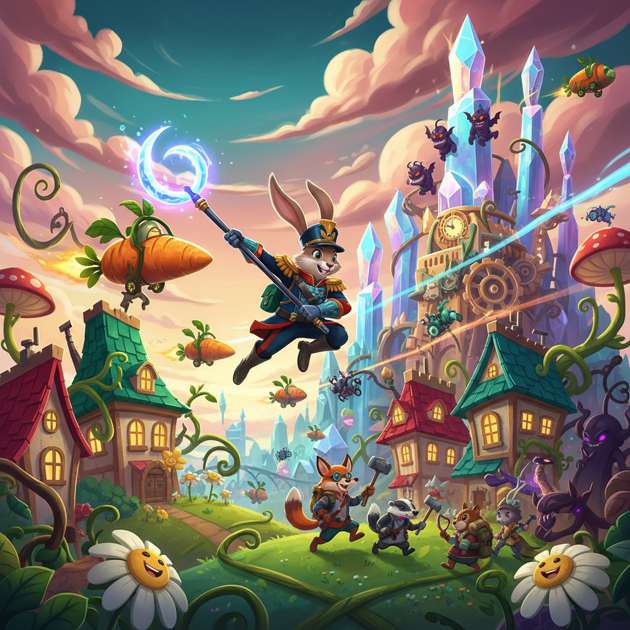 Rabbit Valor: Whimsy Realms - 3D Open World by Jabali AI