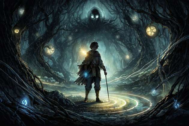 Echoes of the Blind - Jabali AI Poster