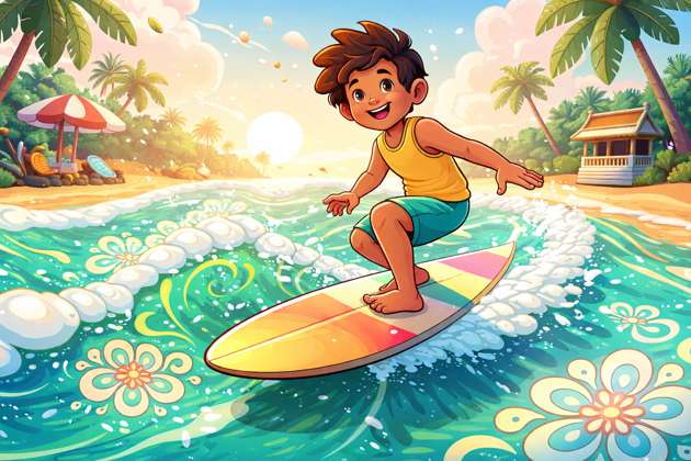 Subah Surf Rush - Jabali AI Poster