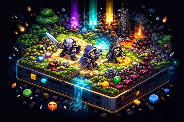 Idle Pixel Heroes - Jabali AI Poster