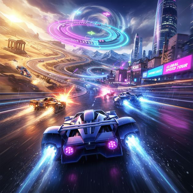 RacerX: Global Speed Battle - Jabali AI Poster