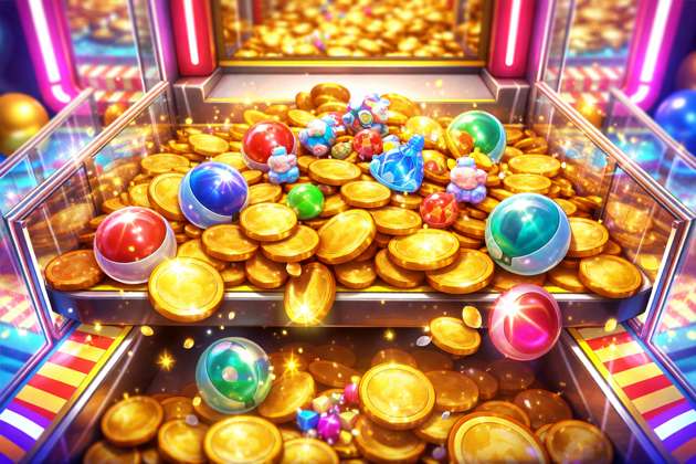 Coin Cascade Prize Pusher - Jabali AI Poster