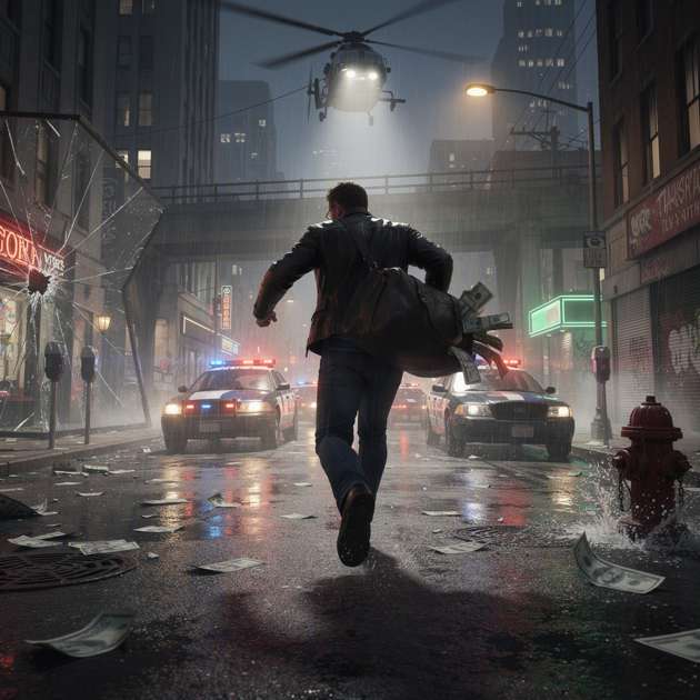 Crime City Wanted - Jabali AI Poster