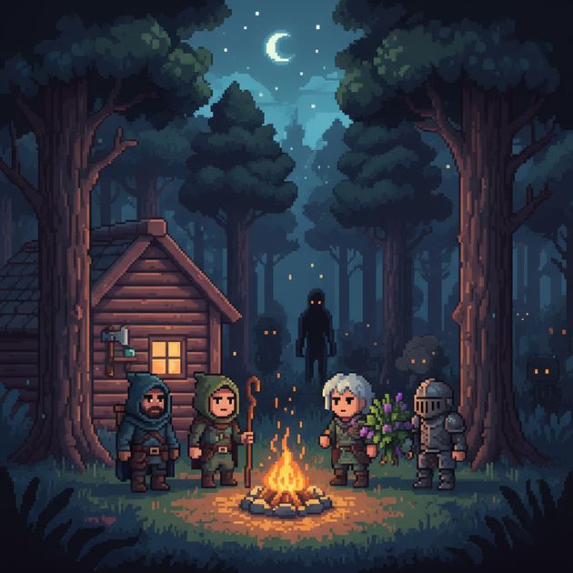 Emberwood Vigil - Jabali AI Poster