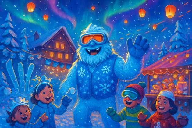 Frosty Alpine Trivia Fest - Jabali AI Poster