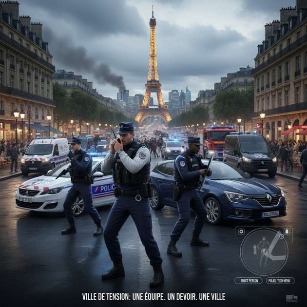 Police Française: Mission Paris - Jabali AI Poster