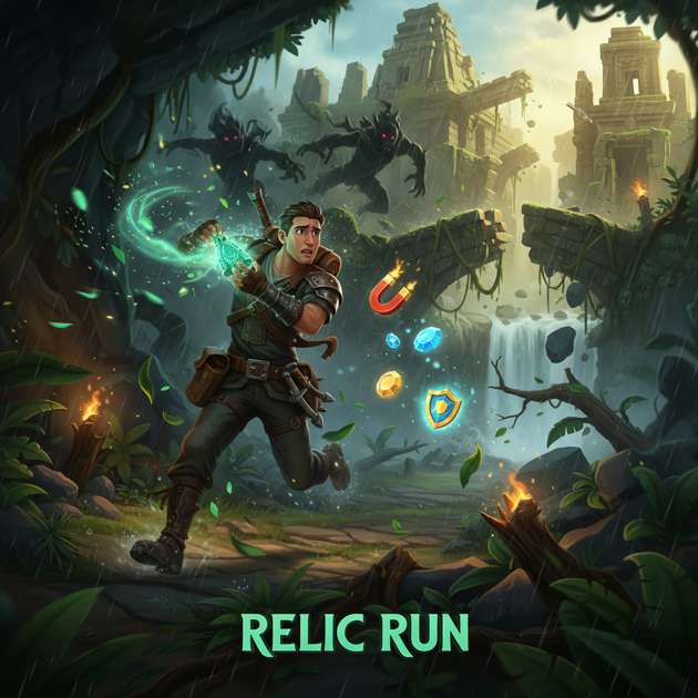 Jungle Escape: Run for the Relic - Jabali AI Poster