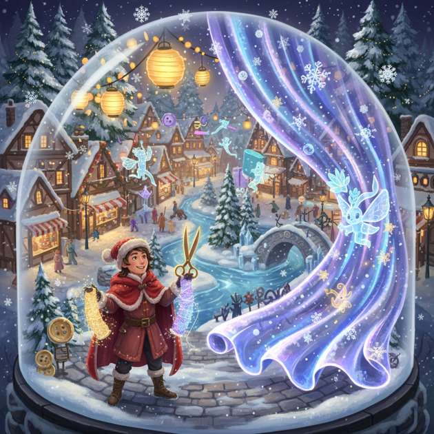 Curtains of Winter - Jabali AI Poster