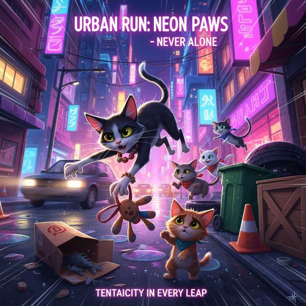Whiskers: Alley Surge - Jabali AI Poster