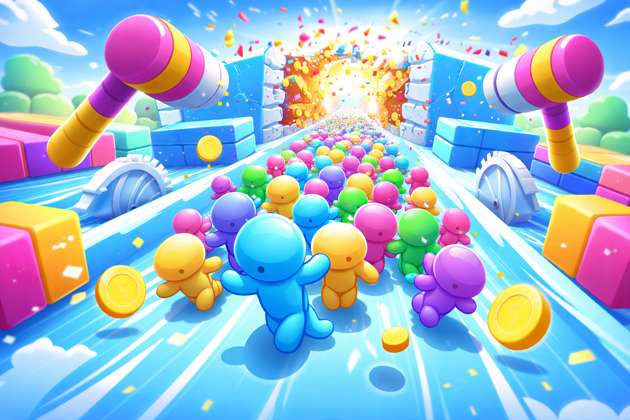 Color Crowd Rush - Jabali AI Poster