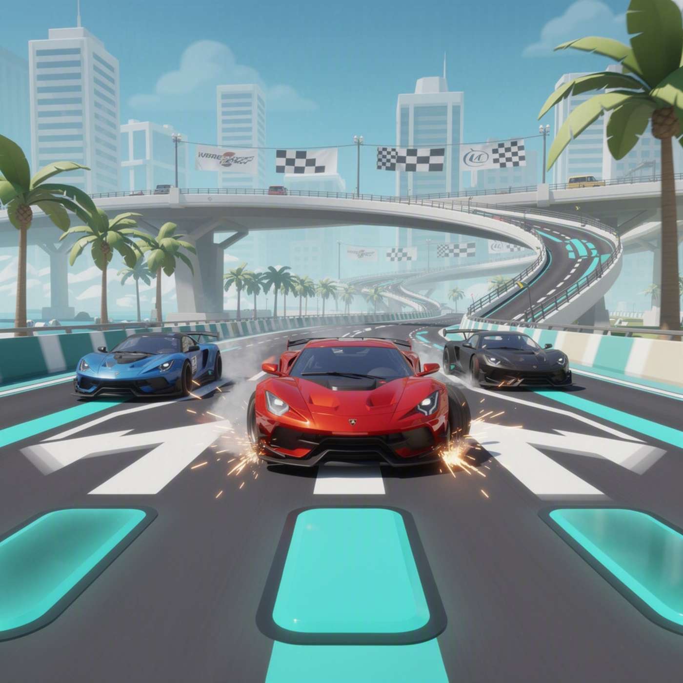 Turbo Drift Rush game artwork