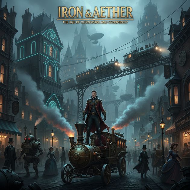 Steam & Splendor - Jabali AI Poster