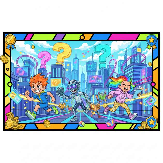 Mindrace: Quizopolis Quest - Jabali AI Poster