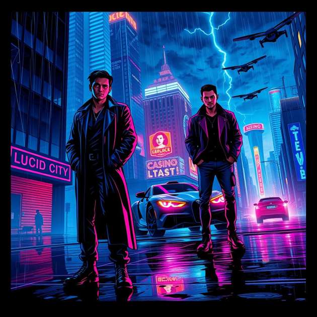 Neon Heist - Jabali AI Poster