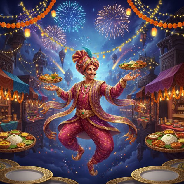 Spice Bazaar Odyssey - Jabali AI Poster