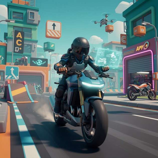 BikeRamp 3D - Jabali AI Poster