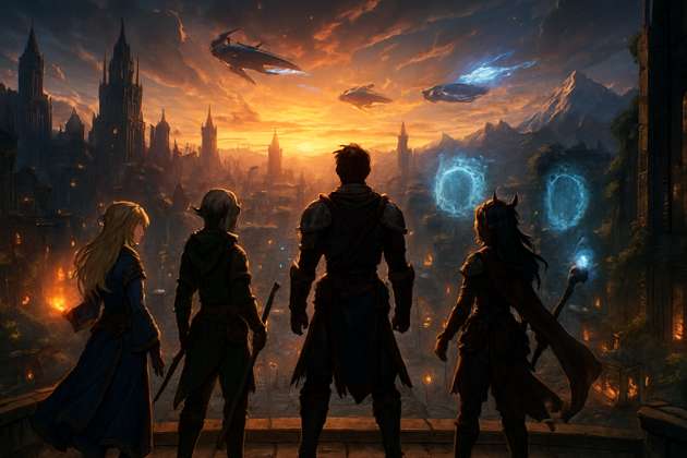 Portals of Everway - Jabali AI Poster